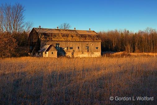 Barn At Sunrise_10609.jpg - Photographed at Ottawa, Ontario - the capital of Canada.